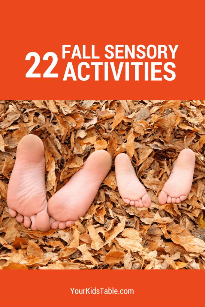22 awesome and easy fall sensory activities that are perfect for toddlers, preschoolers, and kids!  