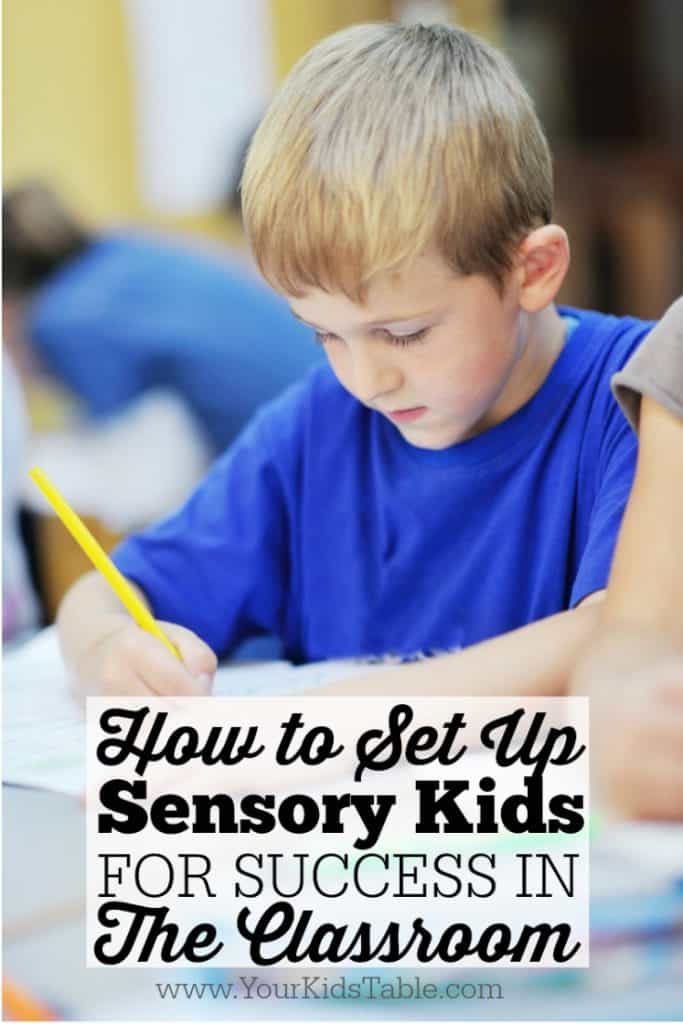How to Set Up Sensory Kids For Success in a New Classroom