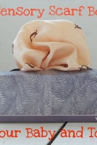A Weekend Play Idea: Sensory Scarf Box