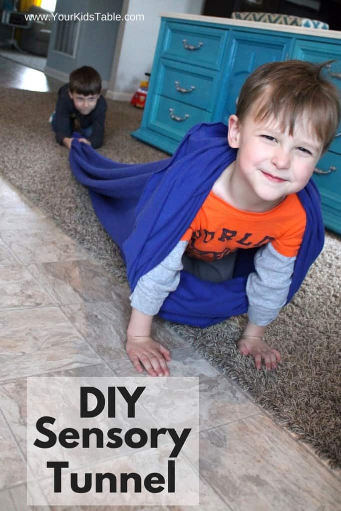 DIY Sensory Tunnel