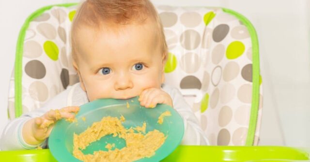 Snag this awesome list of food for 1 year olds to toddlers, and the 9, 10, and 11 month old babies in between learning to eat table and finger foods. Includes a  free printable list too!