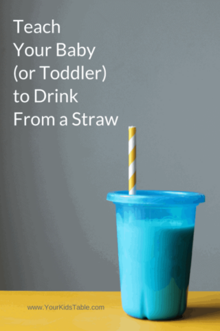 How to Teach Your Baby to Drink from a Straw
