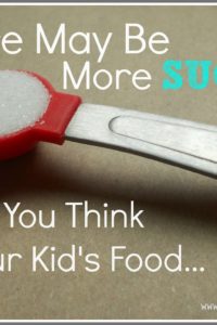 How Much Sugar is in Your Kid’s Food?