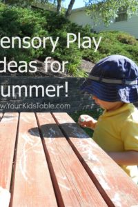 Sensory Play Ideas for Summer!