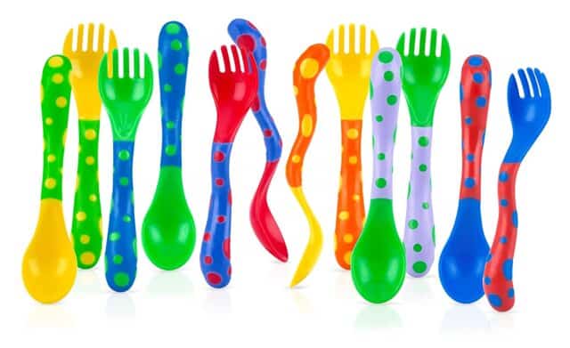 Toddler Self-Feeding Curved Spoons