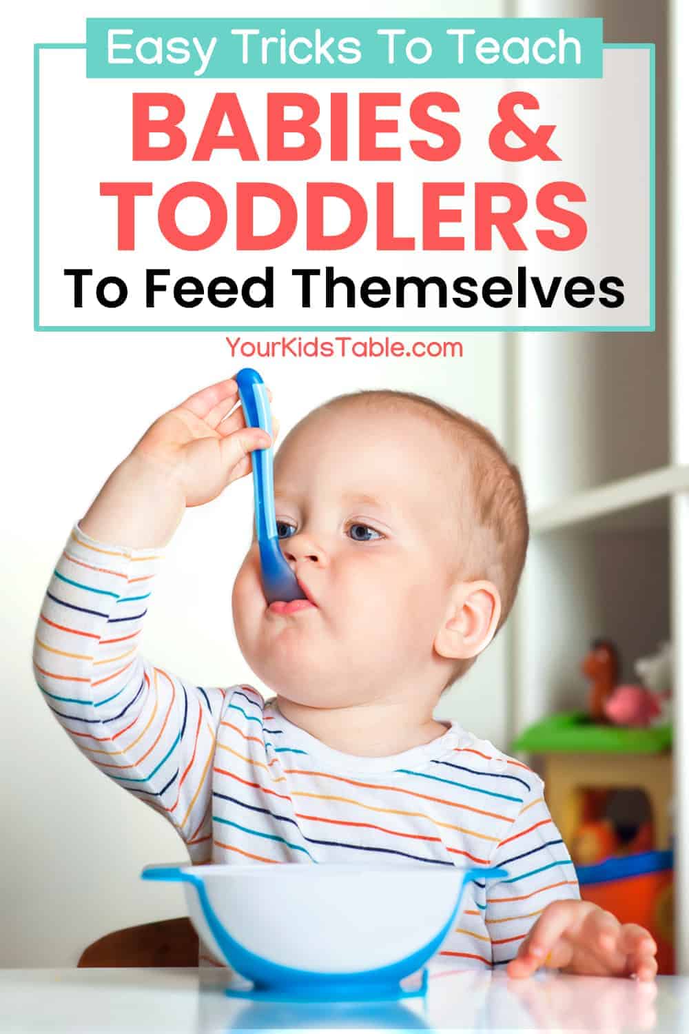 Want your baby or toddler to feed themself? Follow these easy tips and get the best utensils to use to encourage your baby or toddler to self-feed! 