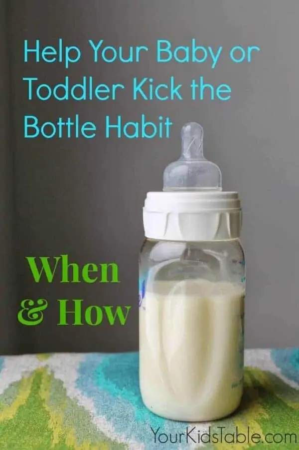 Help your baby or toddler kick the bottle habit