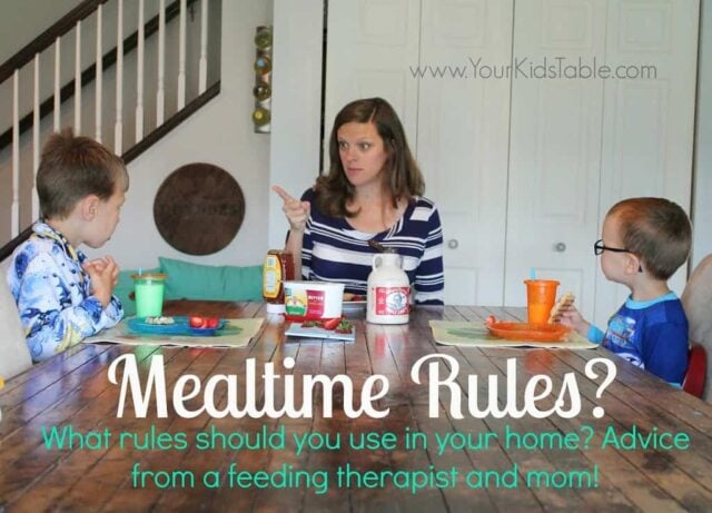 Mealtime Rules: Yea, Nay, or Maybe?