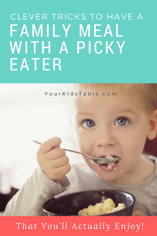 You can have one family meal with a picky eater and stop the short order cooking. 