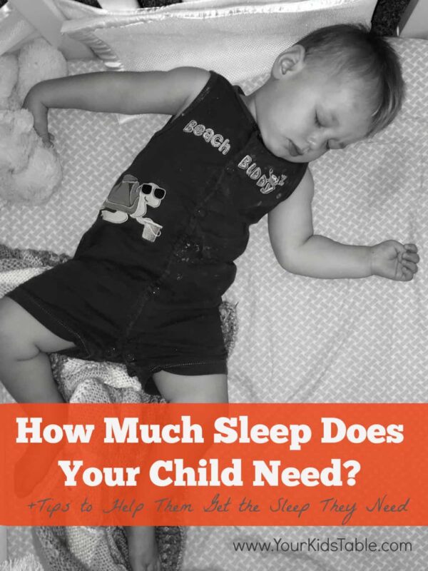 How Much Sleep Does Your Child Need?