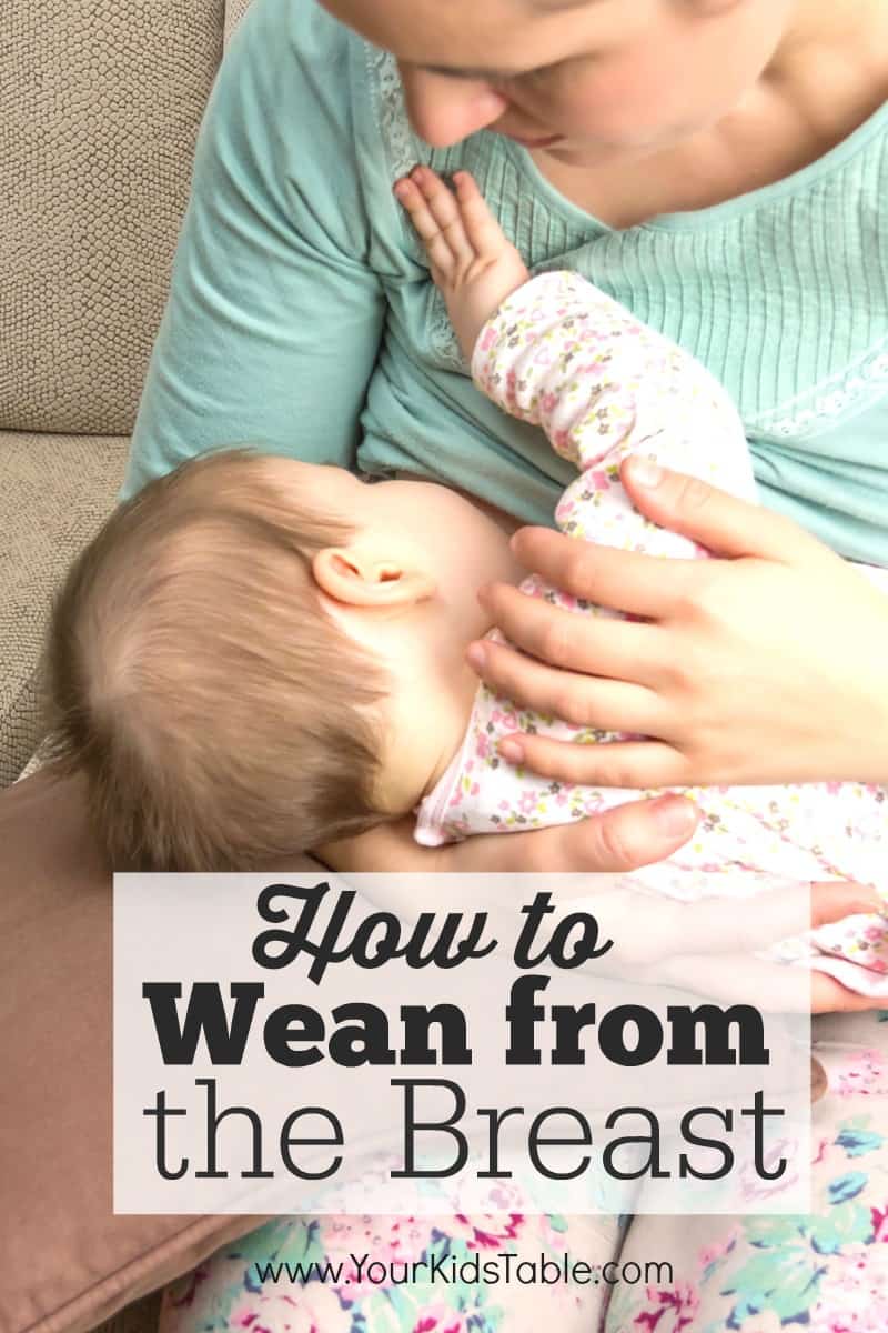 weaning 6 month old from breastfeeding
