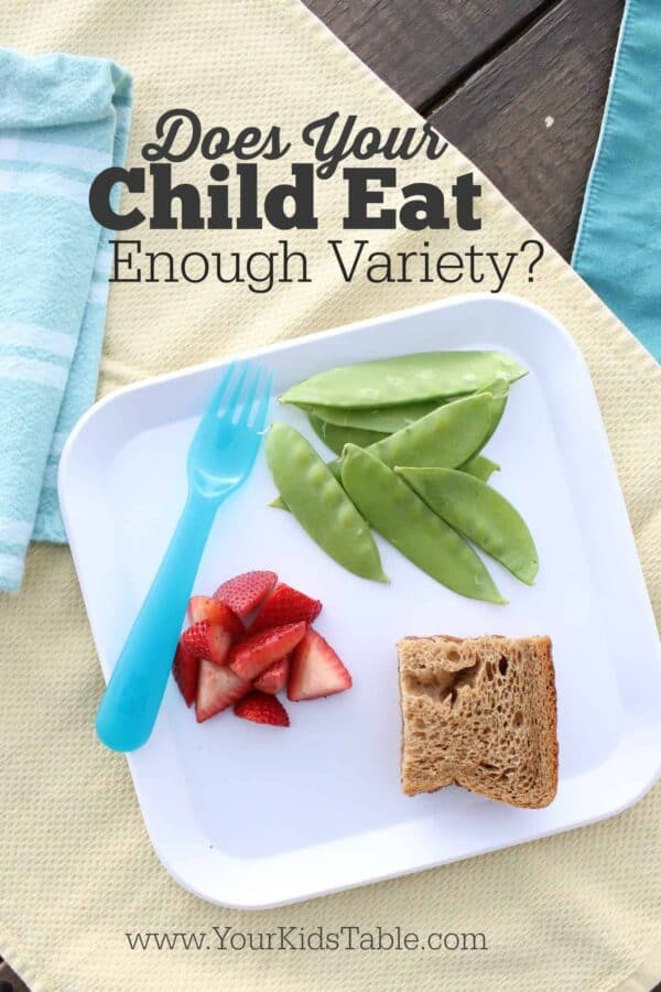 Want to know why, when, and how to get a larger variety of food in your kid's diet? That can seem overwhelming but it doesn't have to be. Find out what's important and what's not.