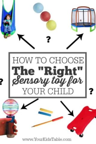 How to Choose the “Right” Sensory Toy for Your Child