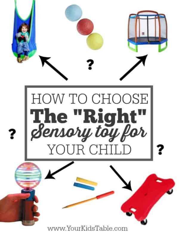 Want to get your kid a sensory toy? The choices can be overwhelming, you'll want to read these 5 steps to make sure you choose something that will make a difference in your child's life.
