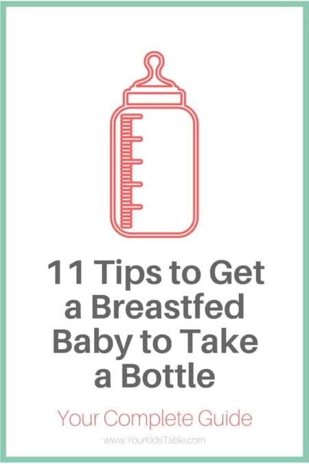"My baby won't take a bottle," are words that have come out of my own mouth, and boy was it stressful. Get 11 incredible tips to help your breastfed baby take a bottle. Plus, the best bottles for breastfed babies.