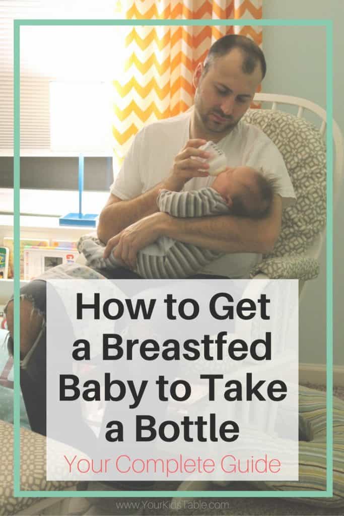 bottle fed baby refusing breast