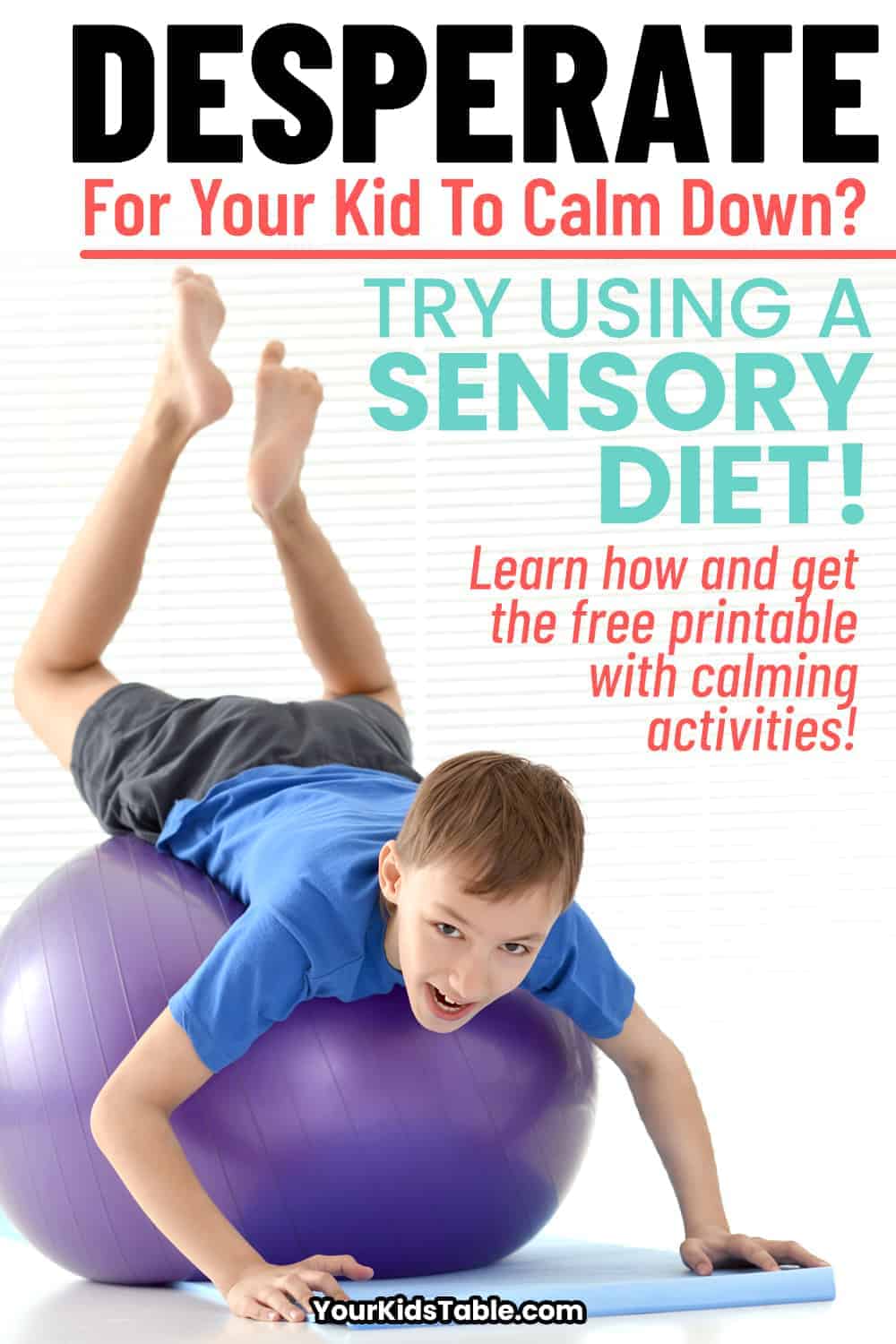 Create A Sensory Diet With This Template Free PDF