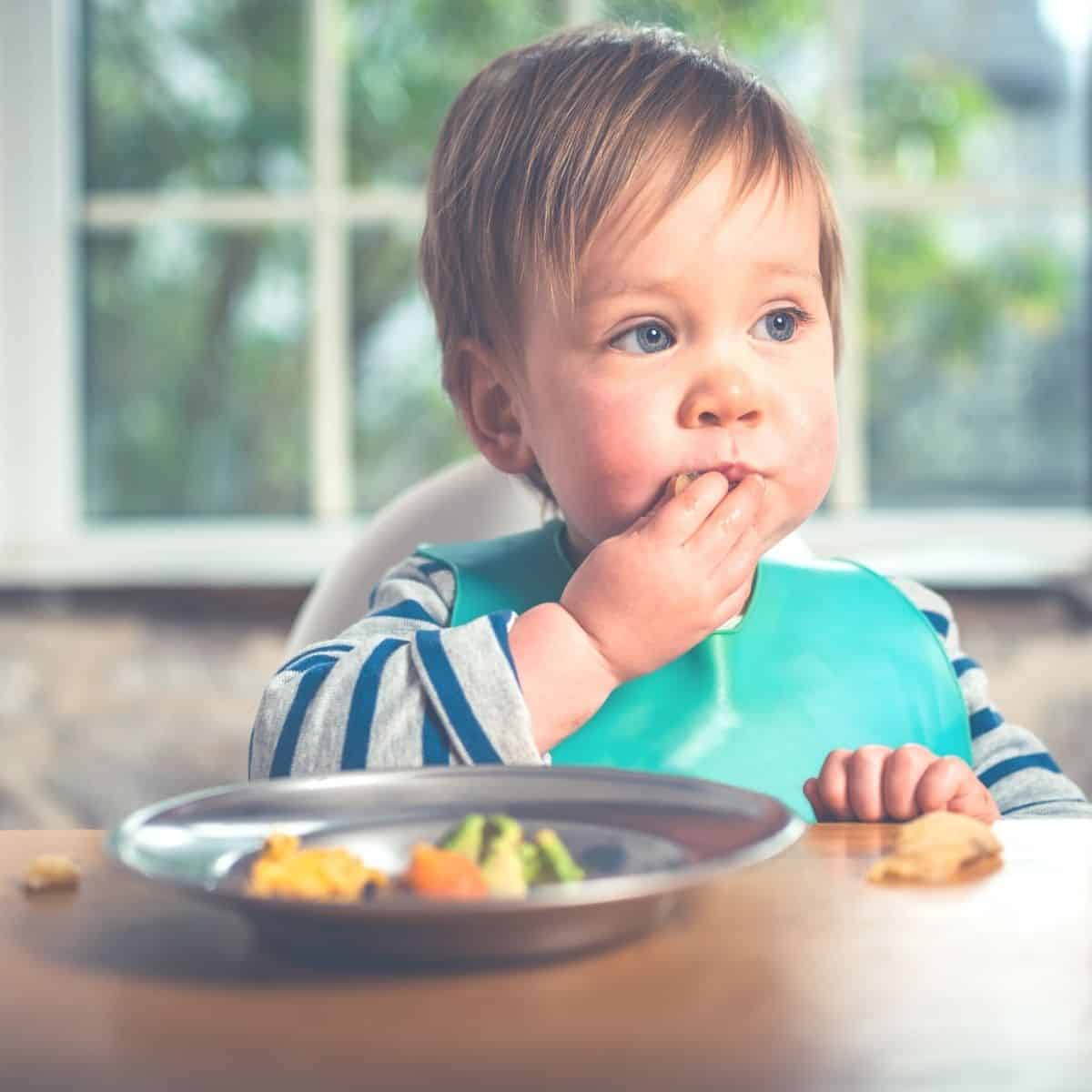 When your baby won't eat solids, it can be stressful. Learn why your baby is refusing food and how to get them to eat solid foods with 7 simple steps! 