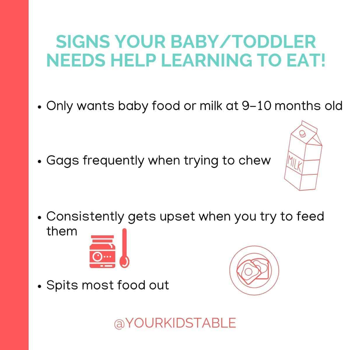 When your baby won't eat solids, it can be stressful. Learn why your baby is refusing food and how to get them to eat solid foods with 7 simple steps! 