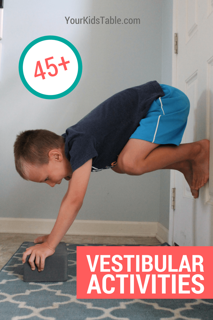 Vestibular activities - Your Kid's Table