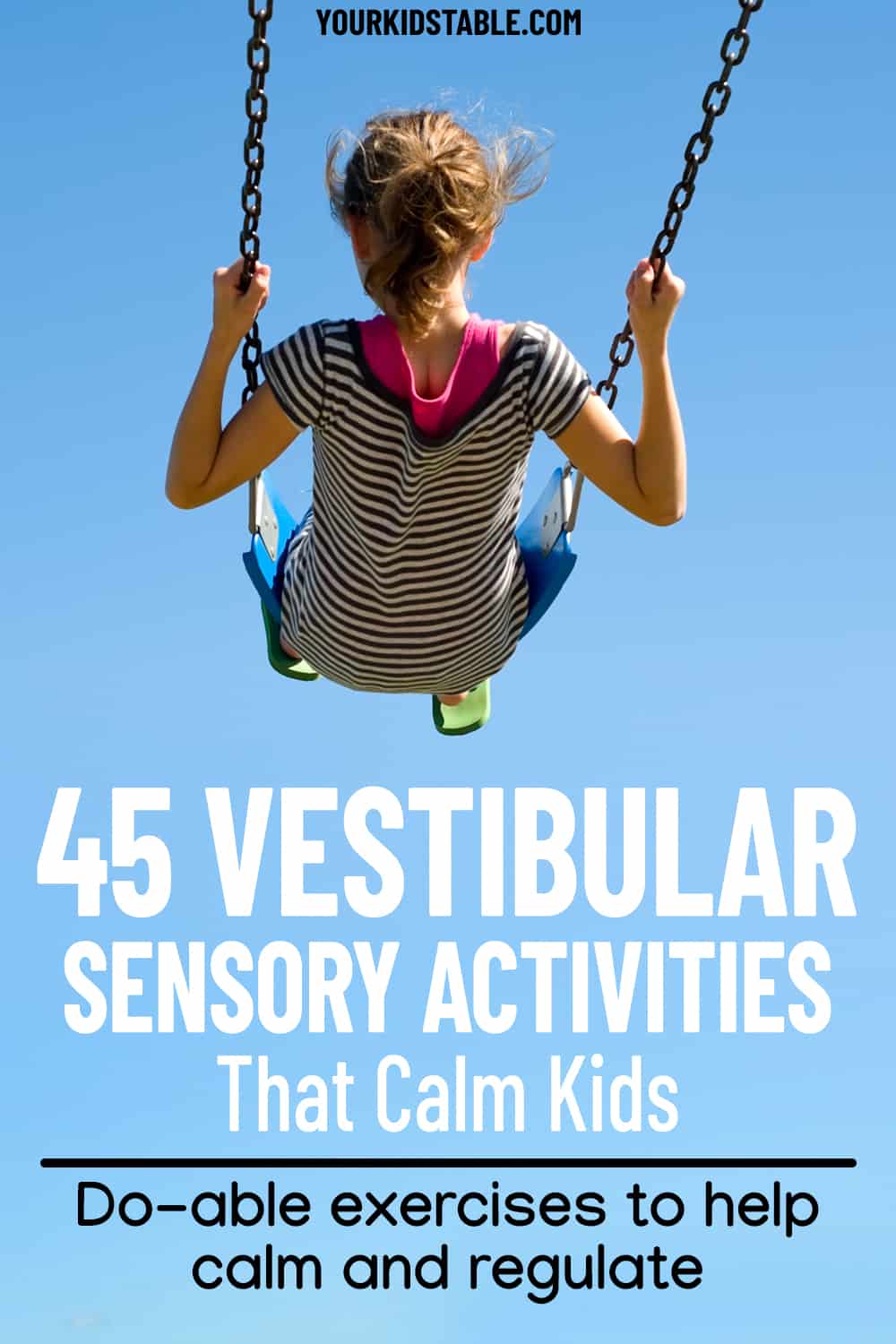46 Essential Vestibular Activities and Input Ideas - Your Kid's Table