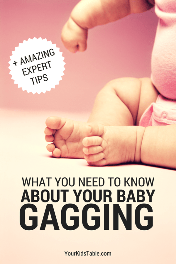 Your baby gagging can be terrifying. Learn about the gag reflex in babies and what to do when babies have a sensitive reflex and gag on food or their bottle