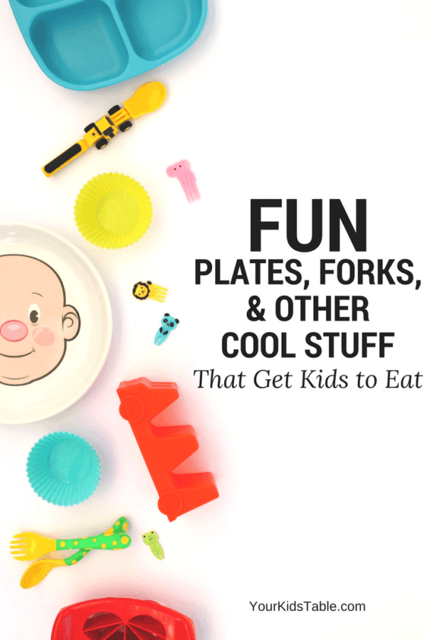 Fun plates for kids and toddlers that make mealtimes enjoyable, and help your kids eat new foods! Plus, kids dinnerware and unique toddler utensil ideas. #PickyEater #ToddlerMeals #FunKidsFood #Christmasgifts