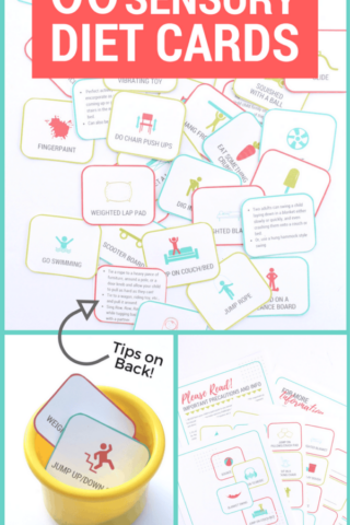 60 Printable Sensory Diet Cards for Kids to Thrive