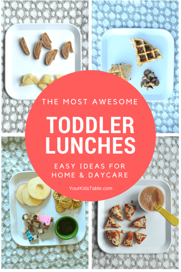 Snag simple toddler lunch ideas for daycare or home with your 1 or 2 year old! Quick, easy, and healthy toddler lunches included in this incredible list! #toddlermeals #toddler #toddlerfoodideas