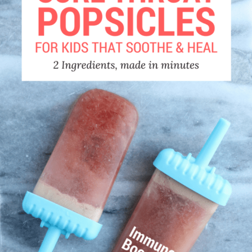 Soothing Popsicles For Sore Throat With Only 2 Ingredients