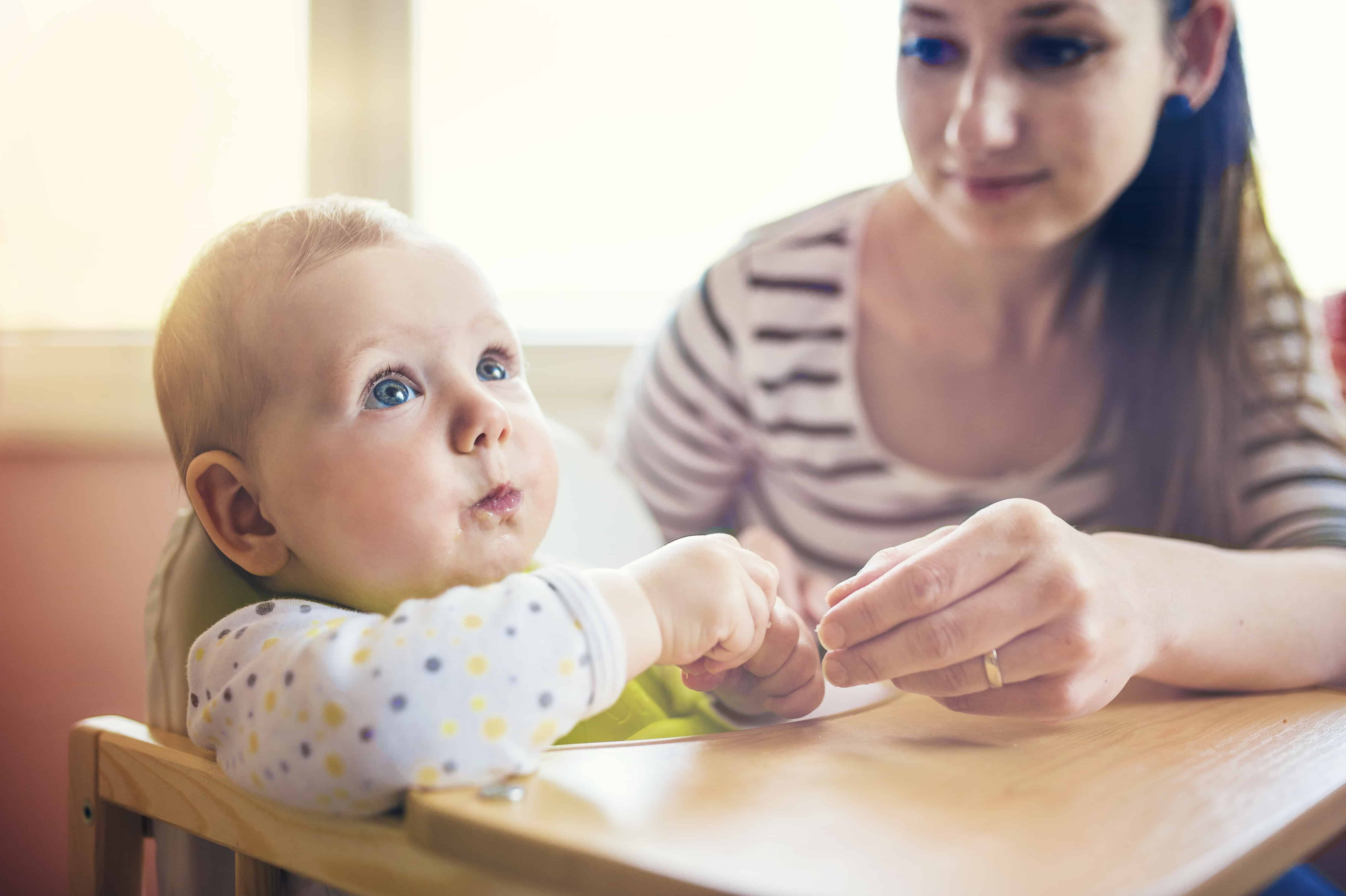 babies and cheerios