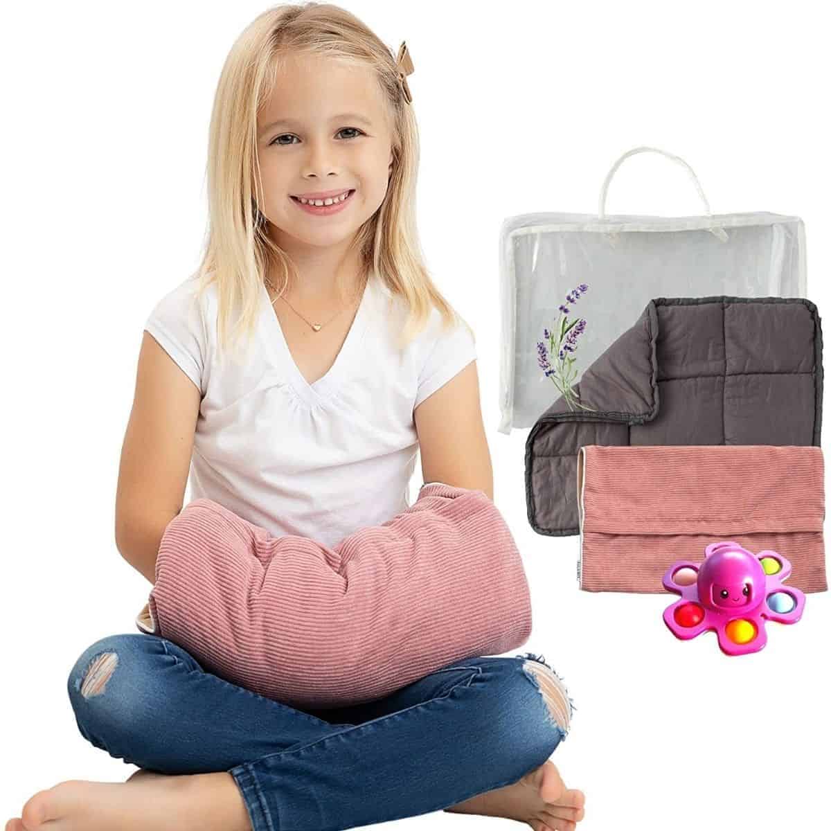 Weighted lap blanket online for kids