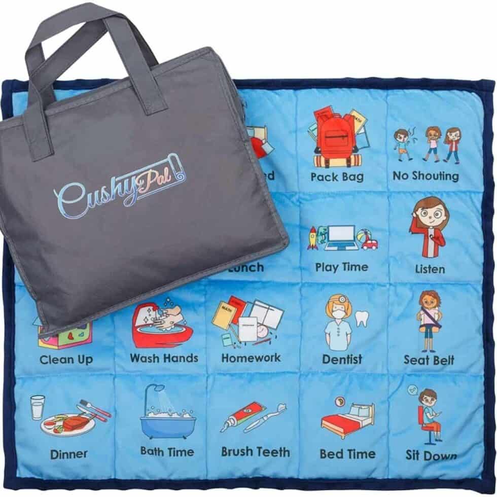 11 Fun Weighted Lap Pads to Help Kids Sit Still Your Kid's Table