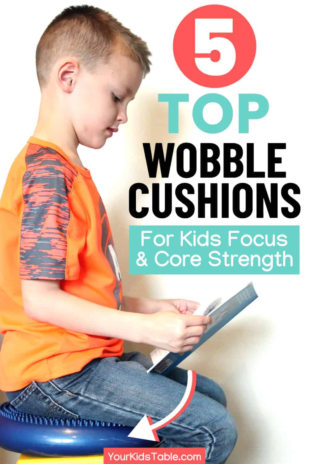 Flexible Seating for Classroom Elementary & All Age for Office School Home Balance Disc Wiggle Seat for Improving Sitting Posture & Stay Focused GalSports Wobble Cushion for Sensory Kids 