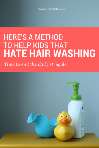 Here’s a Method to Help Kids That Hate Hair Washing