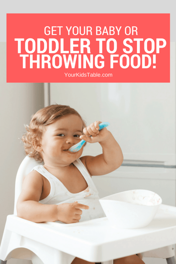 Need help with your baby or toddler throwing food on the floor during meals? Get these easy strategies you can start using today from a mom and feeding therapist that's been there.