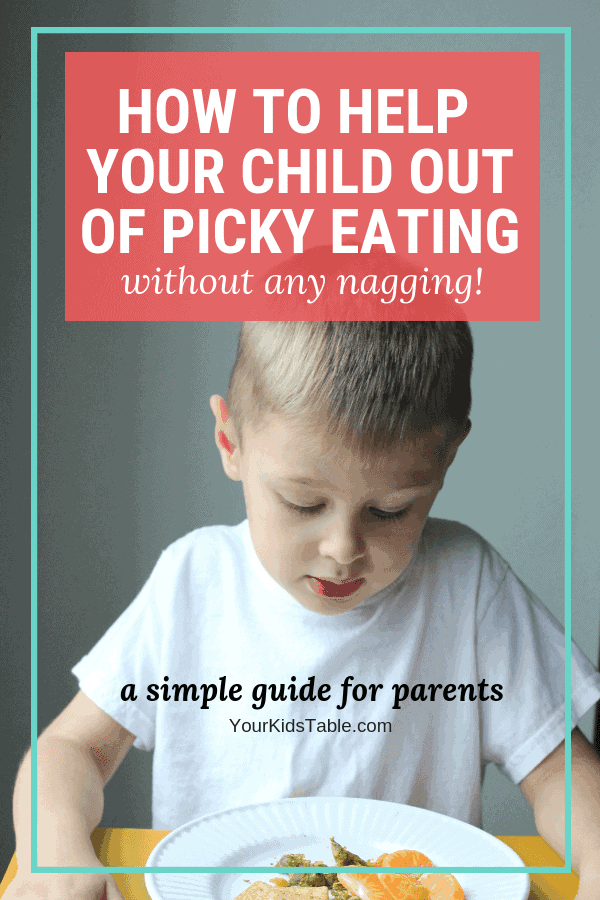 Learn how to help your child or toddler with picky eating. Get practical tips and strategies you can start today for the picky eater in your life! #parenting #toddler #pickyeating #pickyeater #yourkidstable #kids