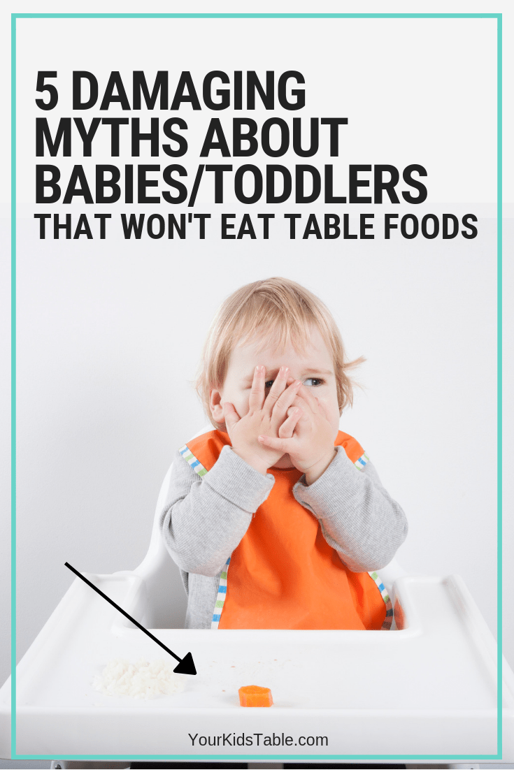 9 Month Old Won T Eat Table Food