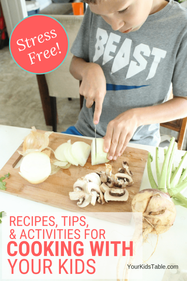 Cooking with toddlers or kids can fun, educational, and even help them learn to eat new foods.  Find out what cooking activities your child can do and get a list of inspiring recipes and tips to keep your sanity! 