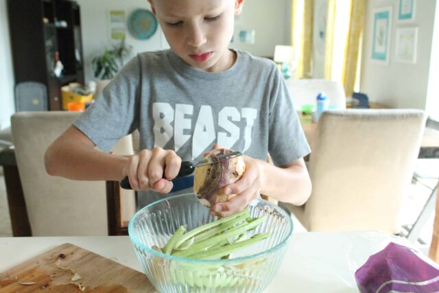 Cooking with toddlers or kids can fun, educational, and even help them learn to eat new foods.  Find out what cooking activities your child can do and get a list of inspiring recipes and tips to keep your sanity! 