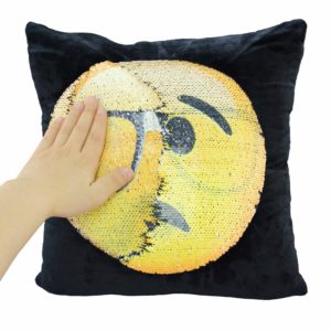 sensory sequin pillow