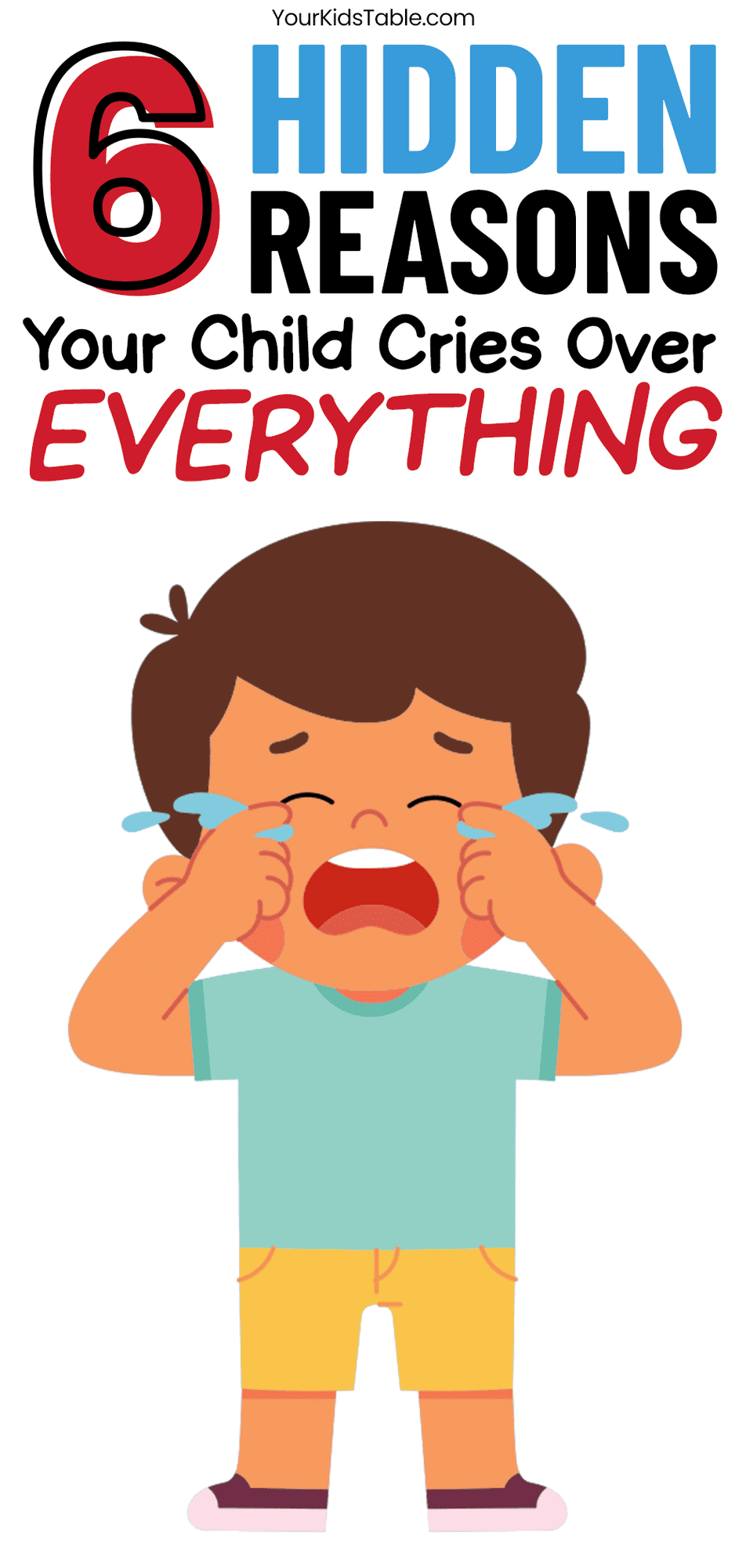 Does Your Child Cry All the Time? This Might Be Why... Your Kid's Table