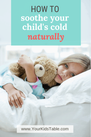 Give your child or toddler safe relief from that nasty cold with these 5 natural remedies that soothe! #sorethroat #immunebooster #naturalcoldremedies #naturalcoldremediesforkids 