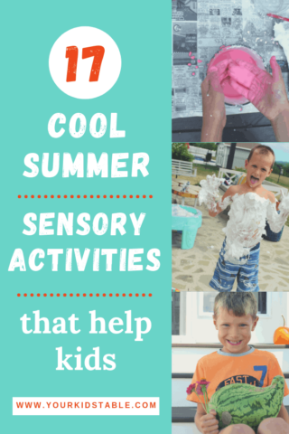 17 Cool Summer Sensory Activities That Help Kids
