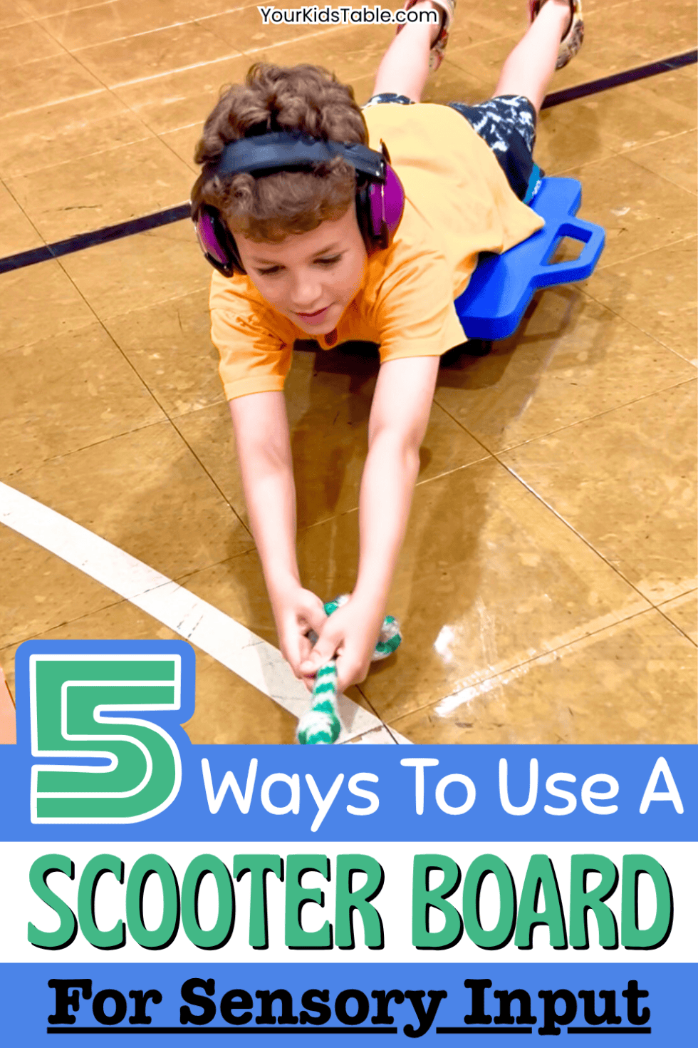 5 Ways to Use a Scooter Board for Sensory Input - Your Kid's Table