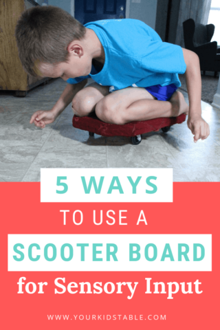 5 Ways to Use a Scooter Board for Sensory Input