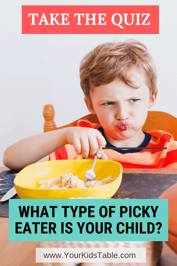 How much of a picky eater is your child? Should you be worried? Take this picky eating test to find out! #pickyeatertest #pickyeaterquiz #pickyeating #pickyeater