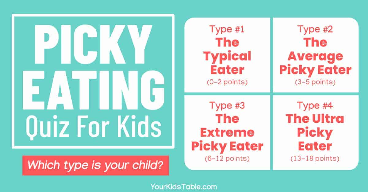 Picky Eating Test What Type of Picky Eater is Your Child?