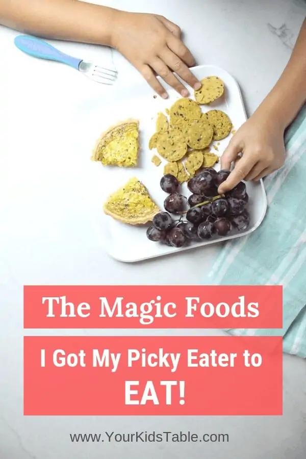 Want to know what foods to get your picky eater to eat first? Well, let me show you how I got my extreme picky eater loving all kinds of meats and adding vegetables to his diet too! #pickyeater #pickyeating #magicfoods #getmykidtoeat