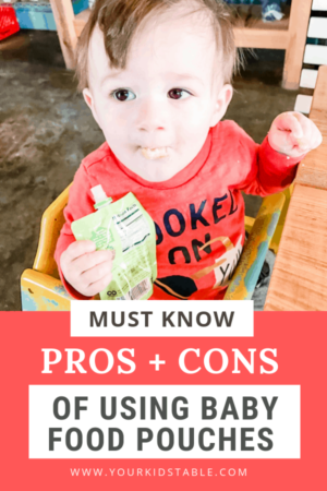As a parent, you have to weigh out baby food pouches vs. jars when it's time to feed your baby or toddler, but there's some pros and cons to both that you've got to be aware of first!